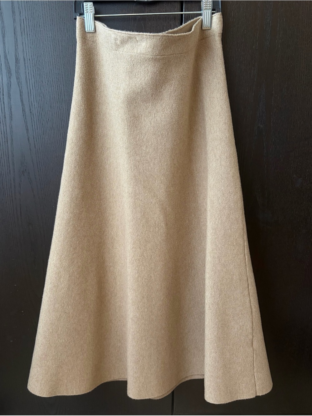 Cream-Beige Milano Fishtail Skirt